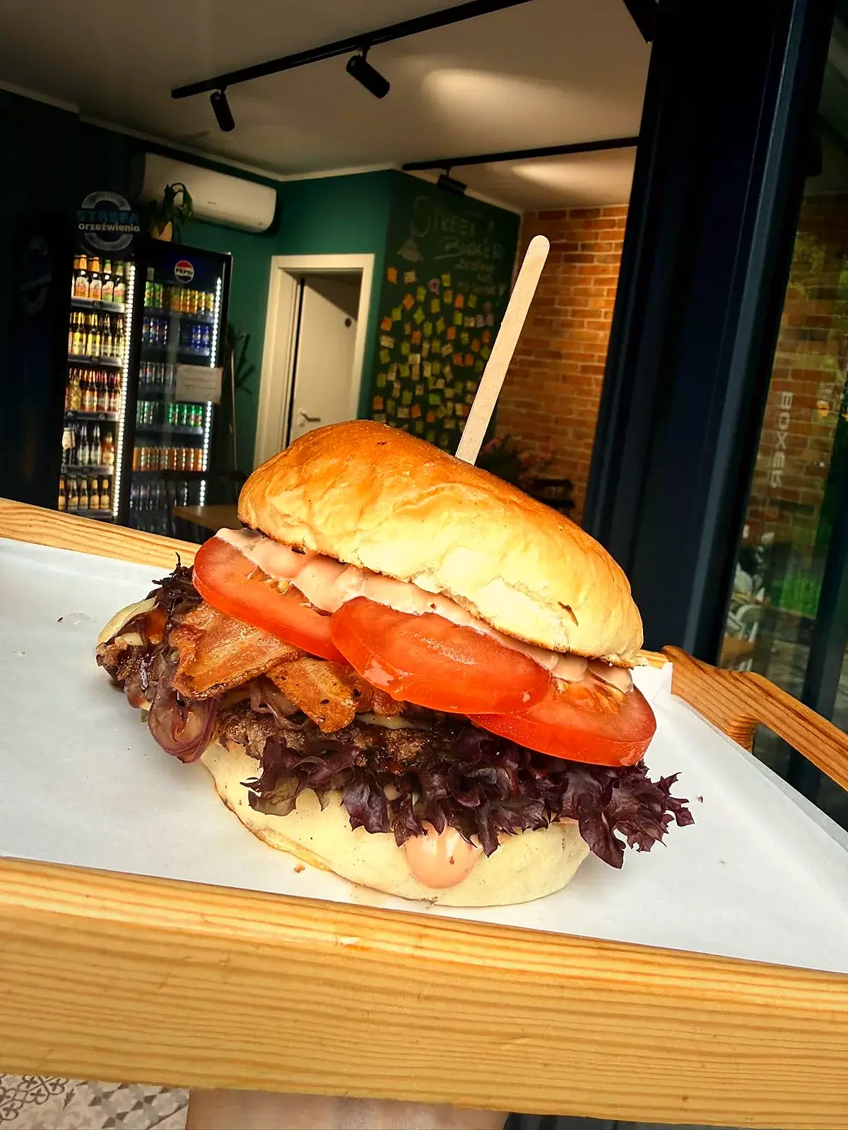 Wnętrze lokalu StreetBurger.pl w Bytomiu-Miechowicach